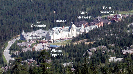 Hotels at the Base of Blackcomb