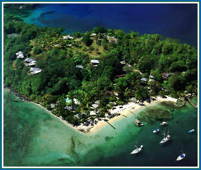 Young Island from above